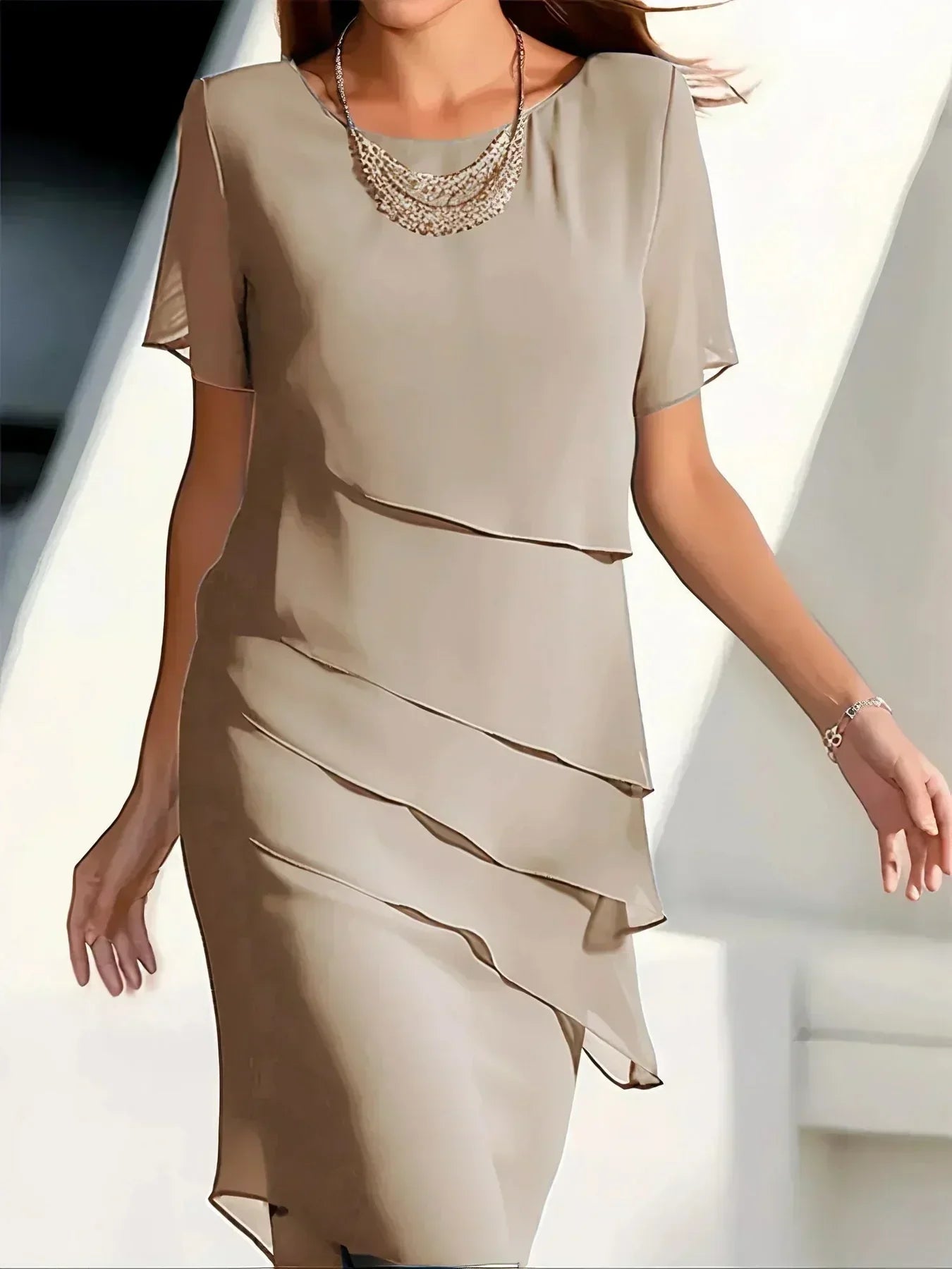 Brielle | Light and Elegant Midi Dress for Spring