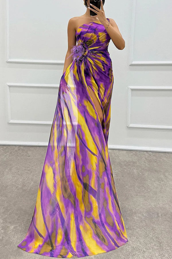 Sandra | Robe Drapée Vibrante