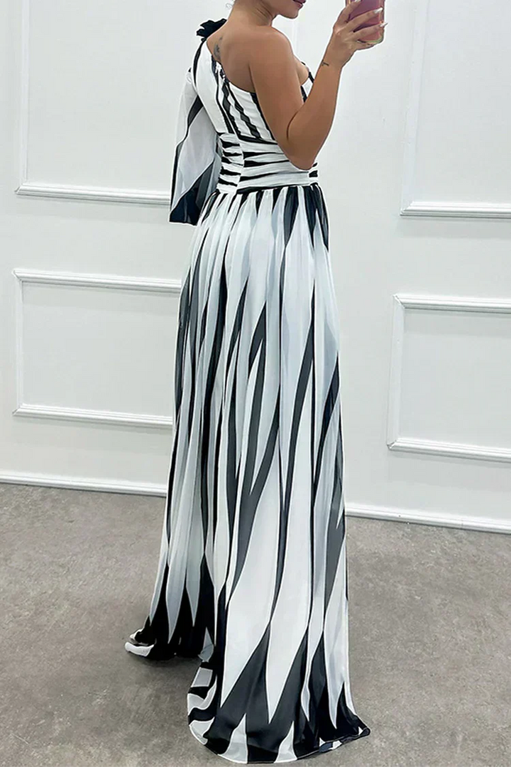 Shiloh | Robe Maxi Rayée Élégante