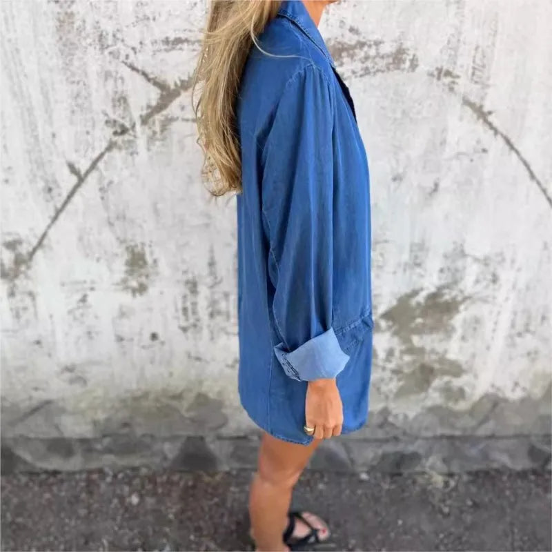 Sarah | Blazer en Denim Sans Effort