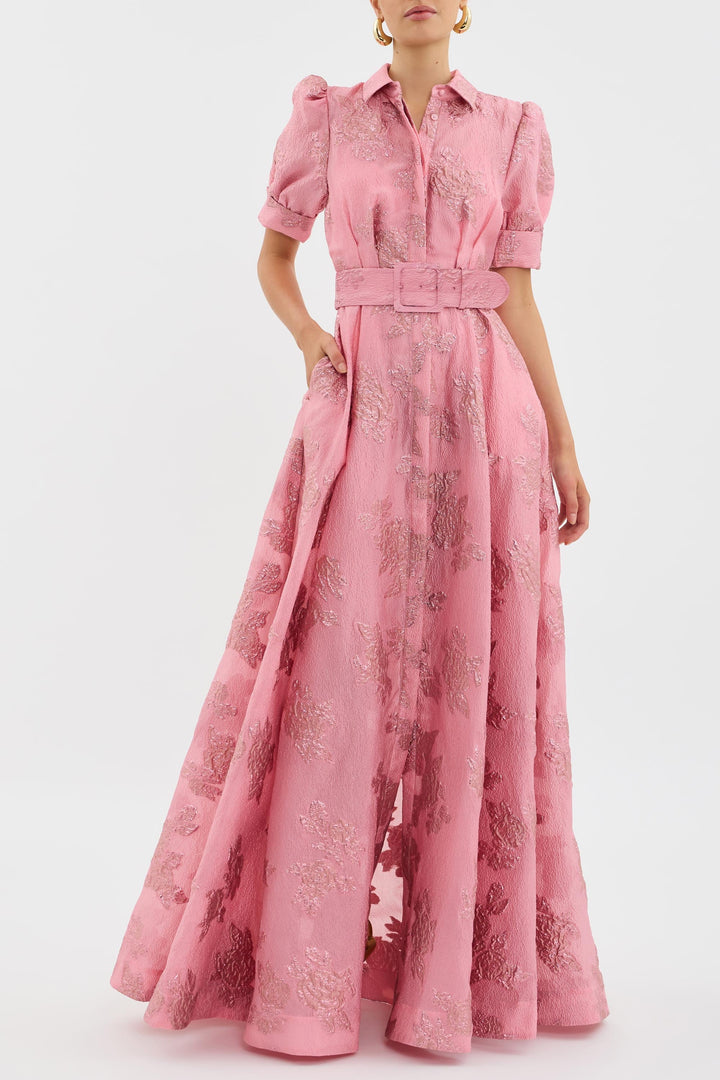 Anabella | Robe à Manches Bouffantes Courtes