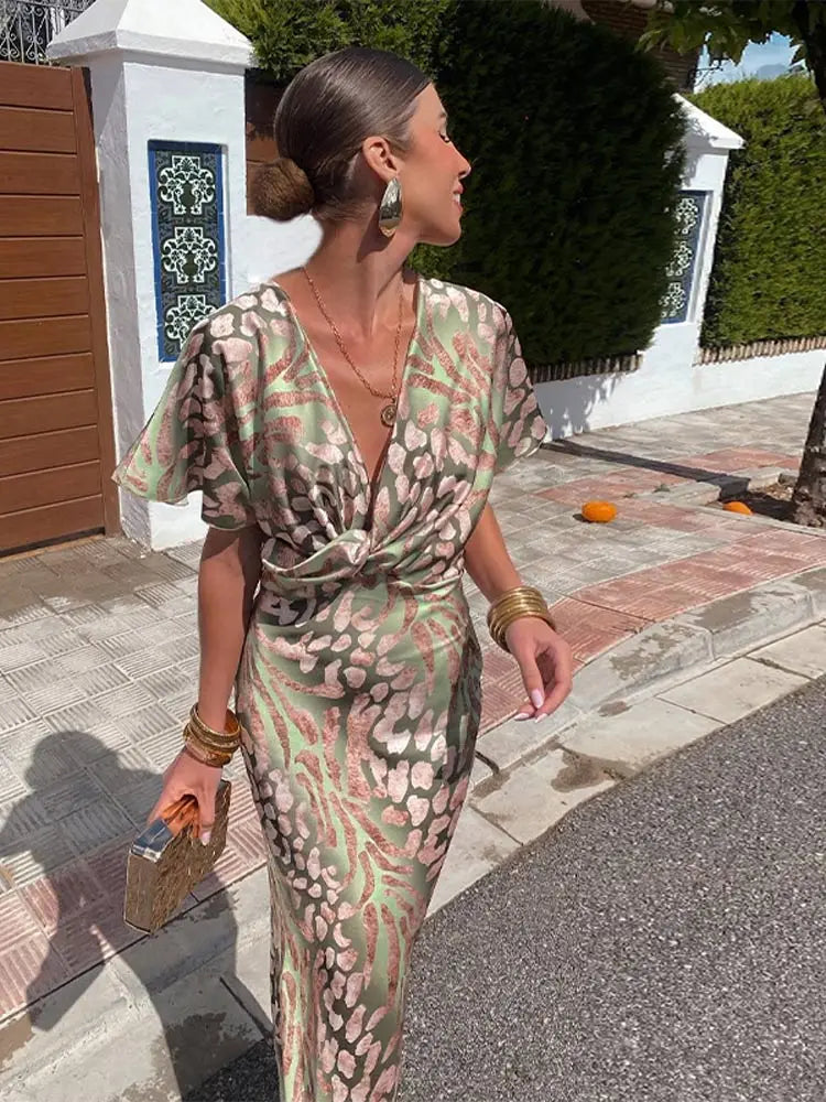 Emmeline™ | COPPER MIDI DRESS