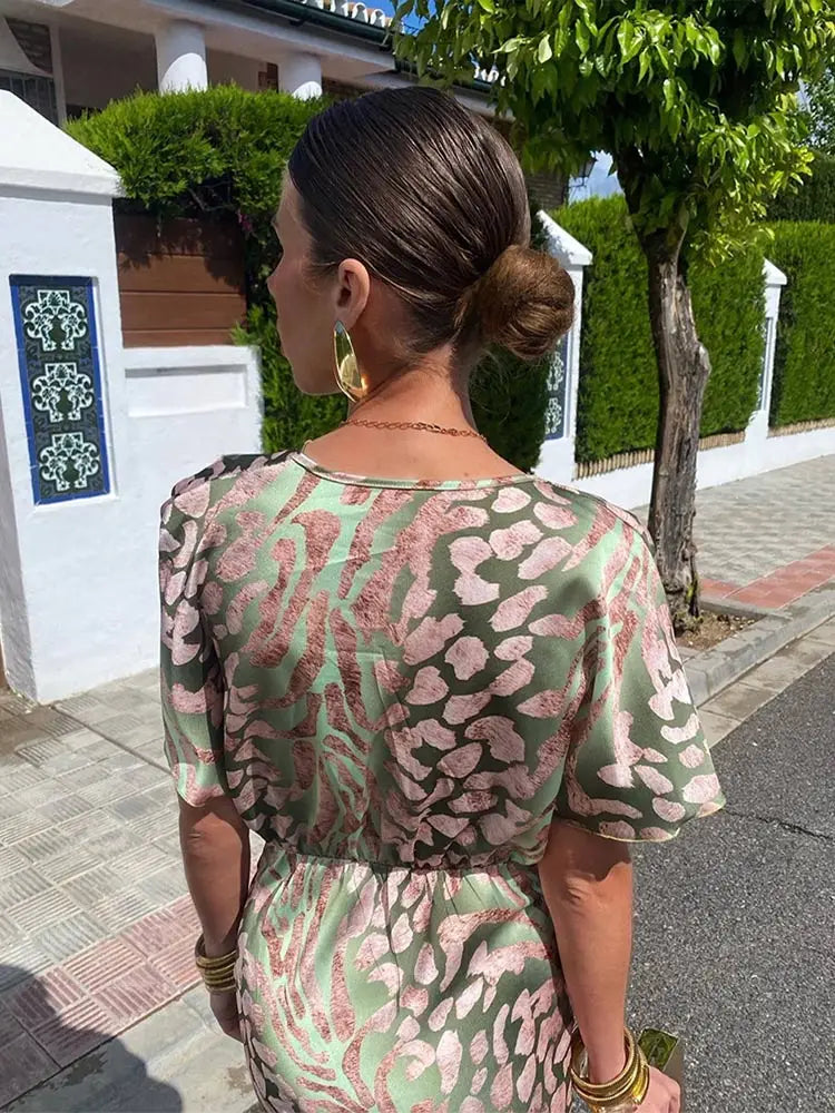 Emmeline™ | COPPER MIDI DRESS