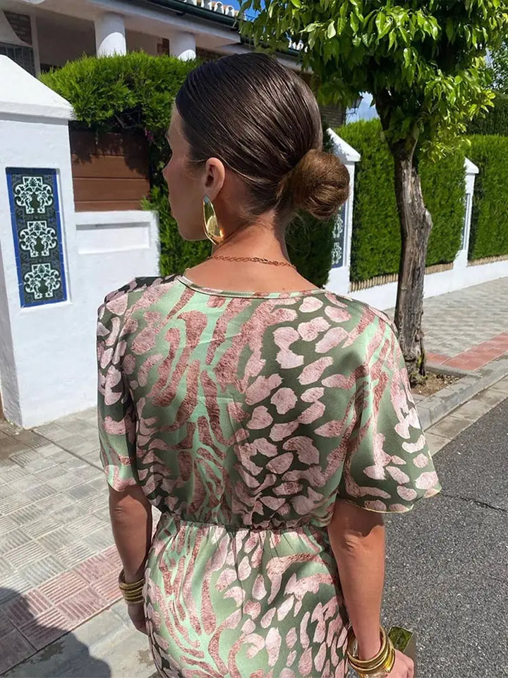 Emmeline™ | COPPER MIDI DRESS