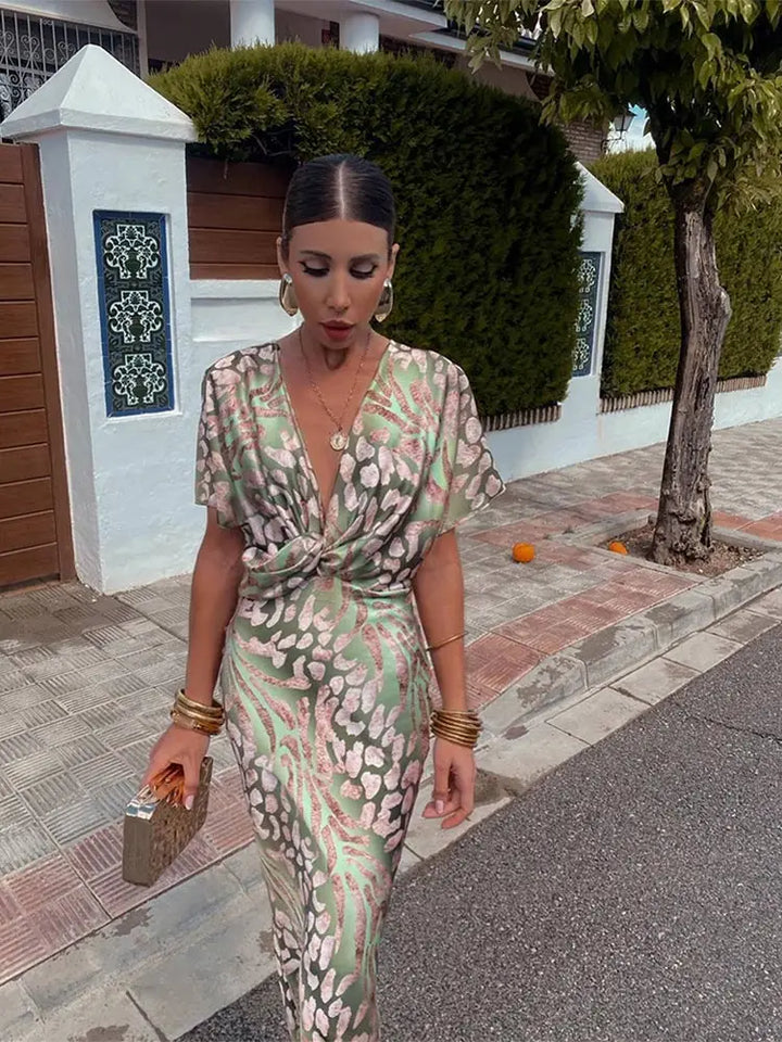 Emmeline™ | COPPER MIDI DRESS