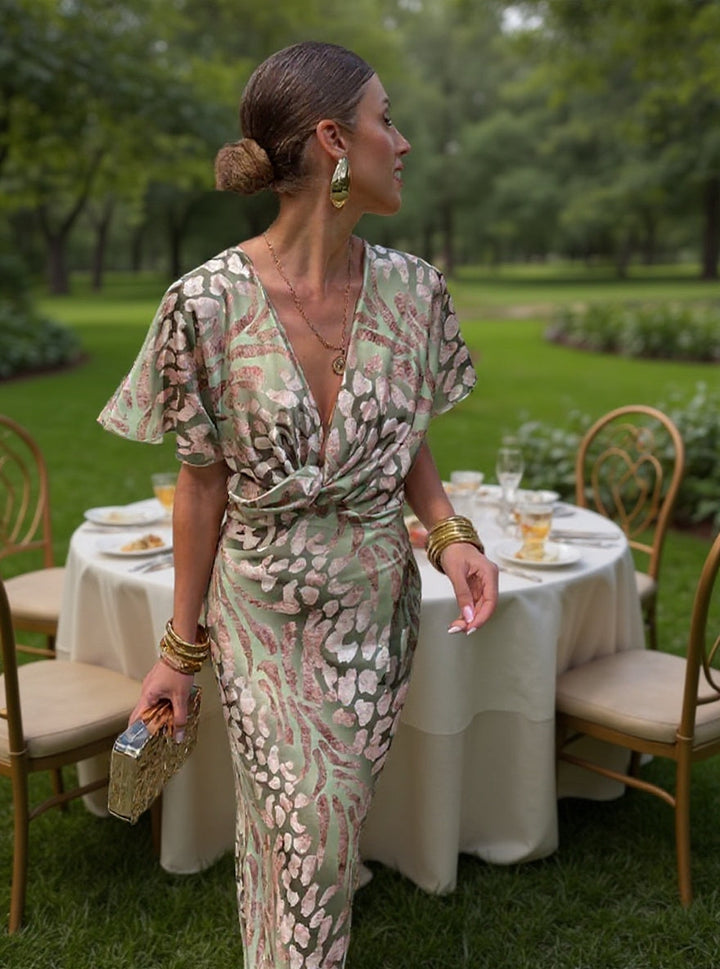 Emmeline™ | COPPER MIDI DRESS