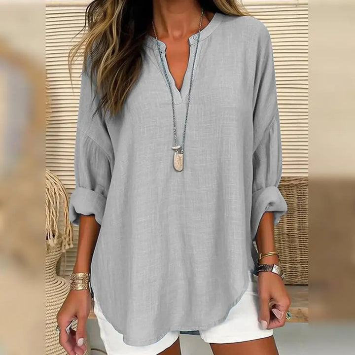 PENELOPE | Blouse Effet Lin