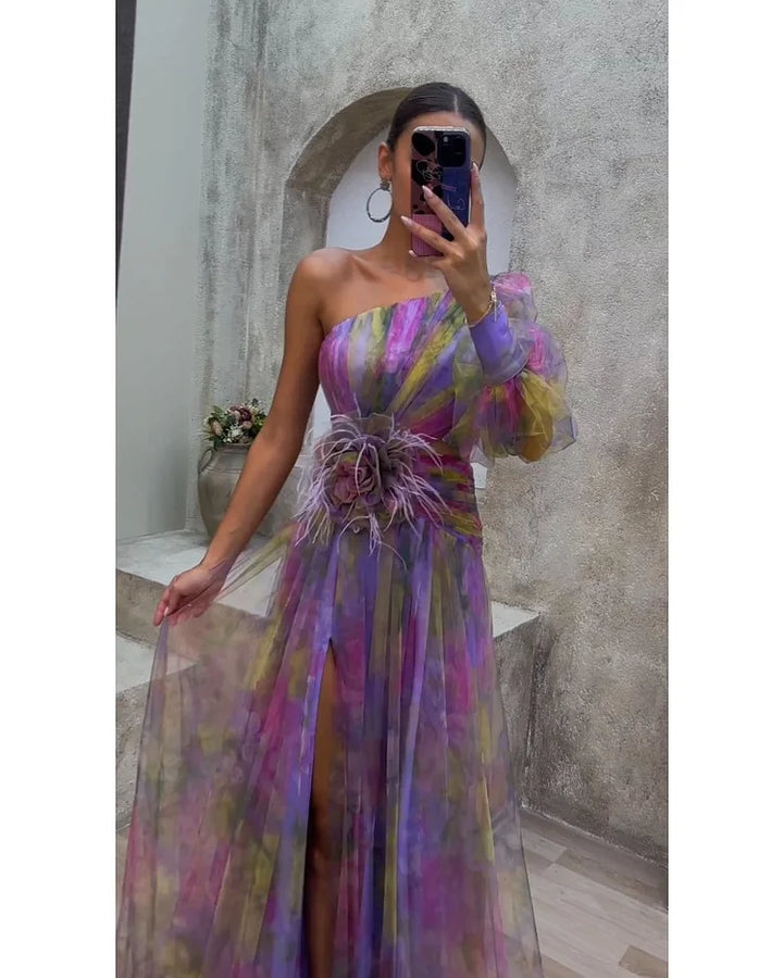 Helen | Robe Élégante Colorée