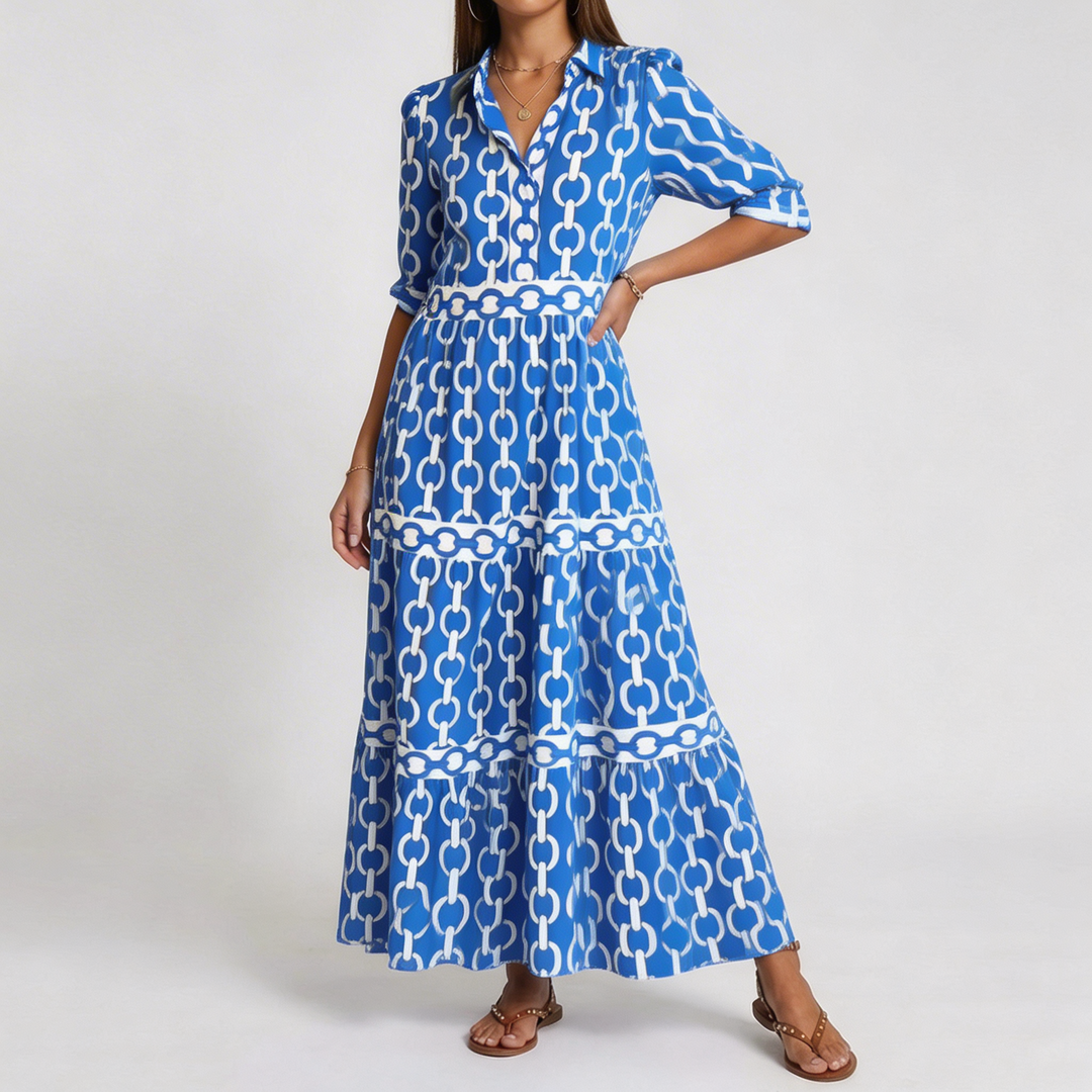 HAZEL | Robe Midi à Maillons