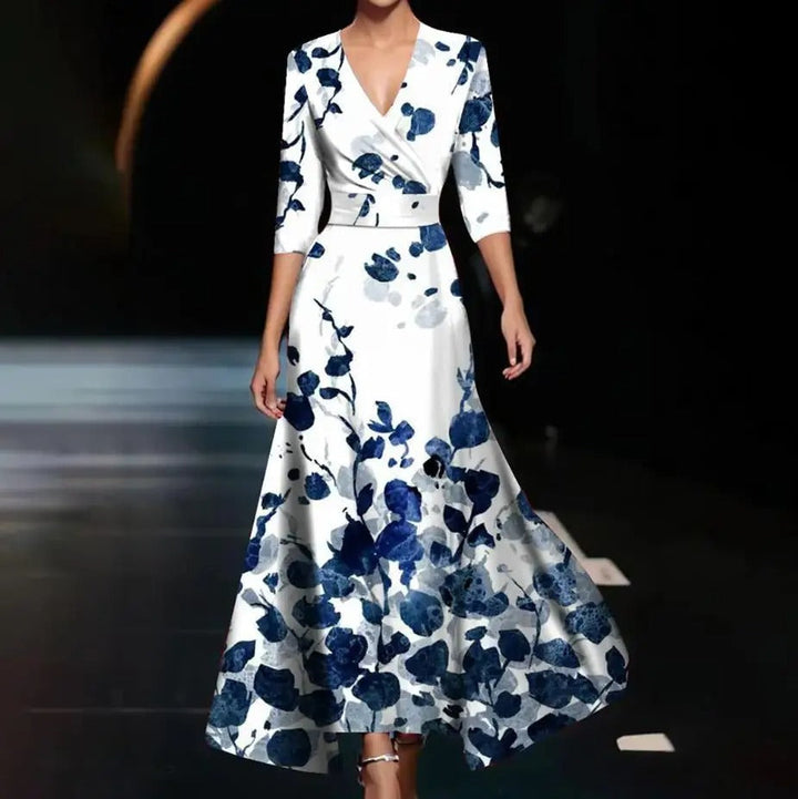 Patricia | Robe Chic avec Imprimé Floral