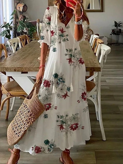 ARIA | Robe Bohème à Couverture du Ventre